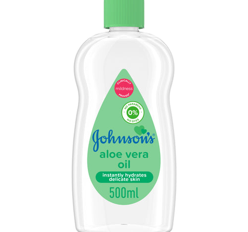 Johnson's Aloe Vera Oil Baby Oil 500 ml
