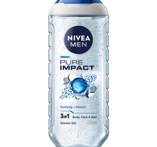 Nivea Men Pure Impact 3in1 Shower Gel 250 ml