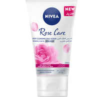 Nivea Face Scrub Daily Rose Care with Organic Rose Water Mineral Clay & Hyaluron 150 ml