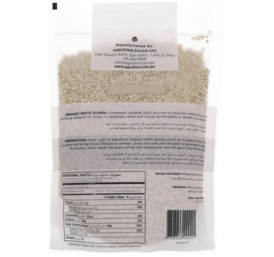 Agrofino Organic White Quinoa 340 g