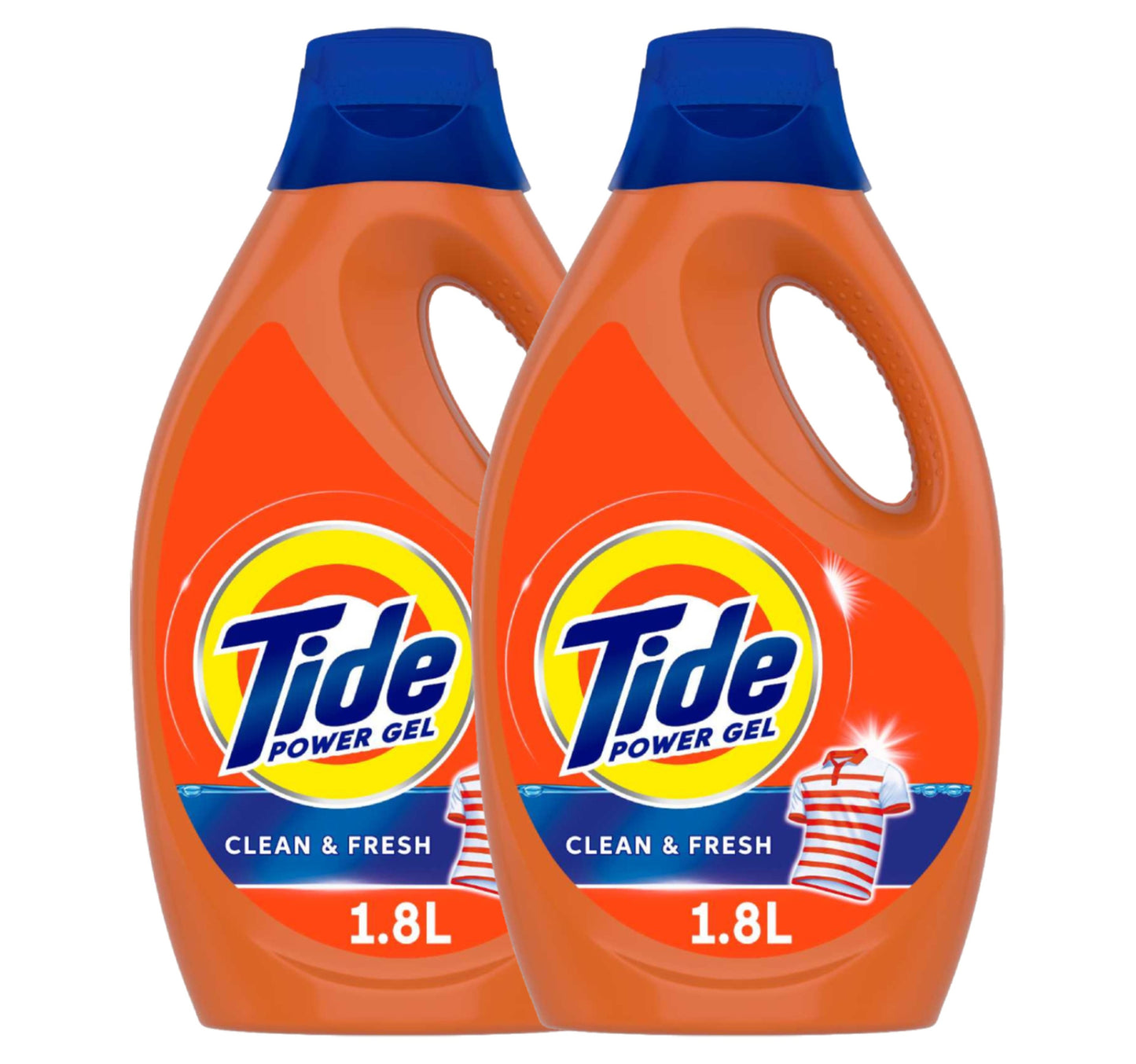 جل تايد باور للغسيل الأوتوماتيكي، منظف ومنعش، 2 × 1.8 لتر