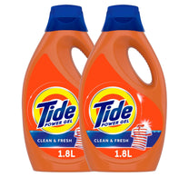 جل تايد باور للغسيل الأوتوماتيكي، منظف ومنعش، 2 × 1.8 لتر