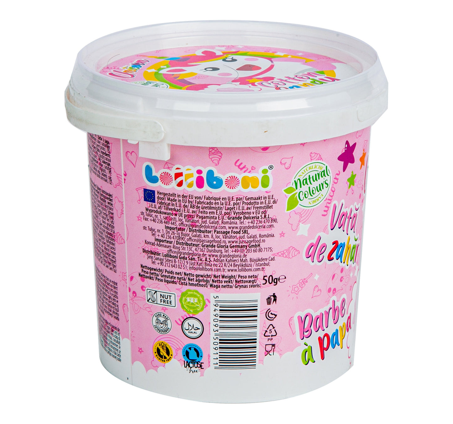 Lolliboni Unicorn Cotton Candy 50 g