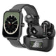 Trands Smartwatch, 1.83 inches + Earbuds Combo, TR-BD6397
