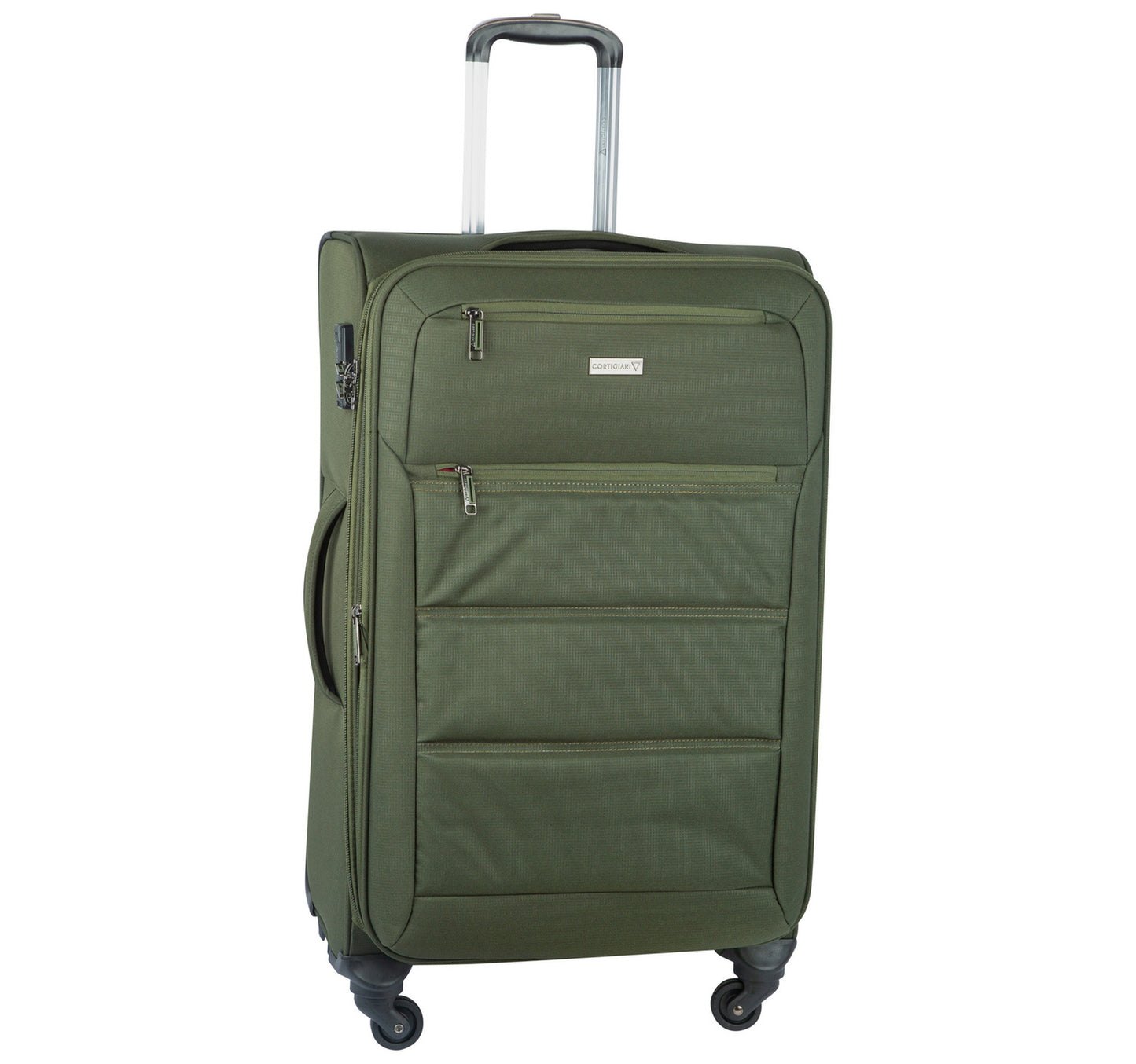 Cortigiani 4 Wheels Soft Trolley, 20 inches, Assorted, 1463