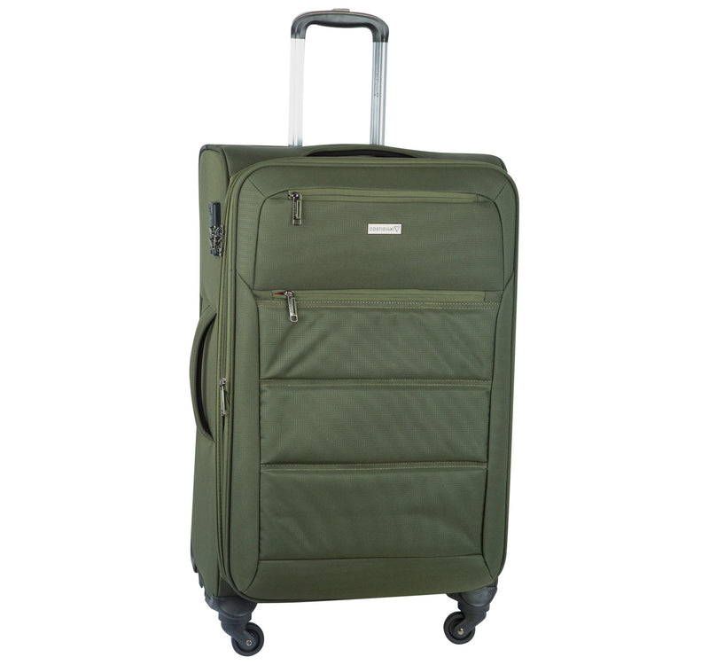 Cortigiani 4 Wheels Soft Trolley, 20 inches, Assorted, 1463