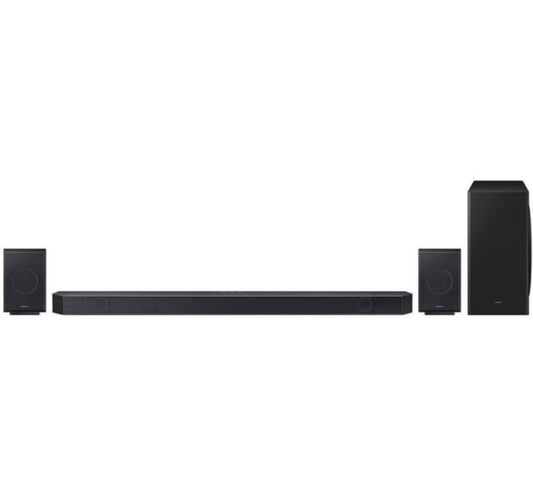 Samsung Q-Series 9.1.4 Channel Soundbar Sub Woofer (2024), Titan Black, HW-Q930D/ZN
