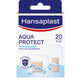 ضمادات الجروح هانسابلاست أكوا بروتكت المقاومة للماء بنسبة 100%، 20 قطعة