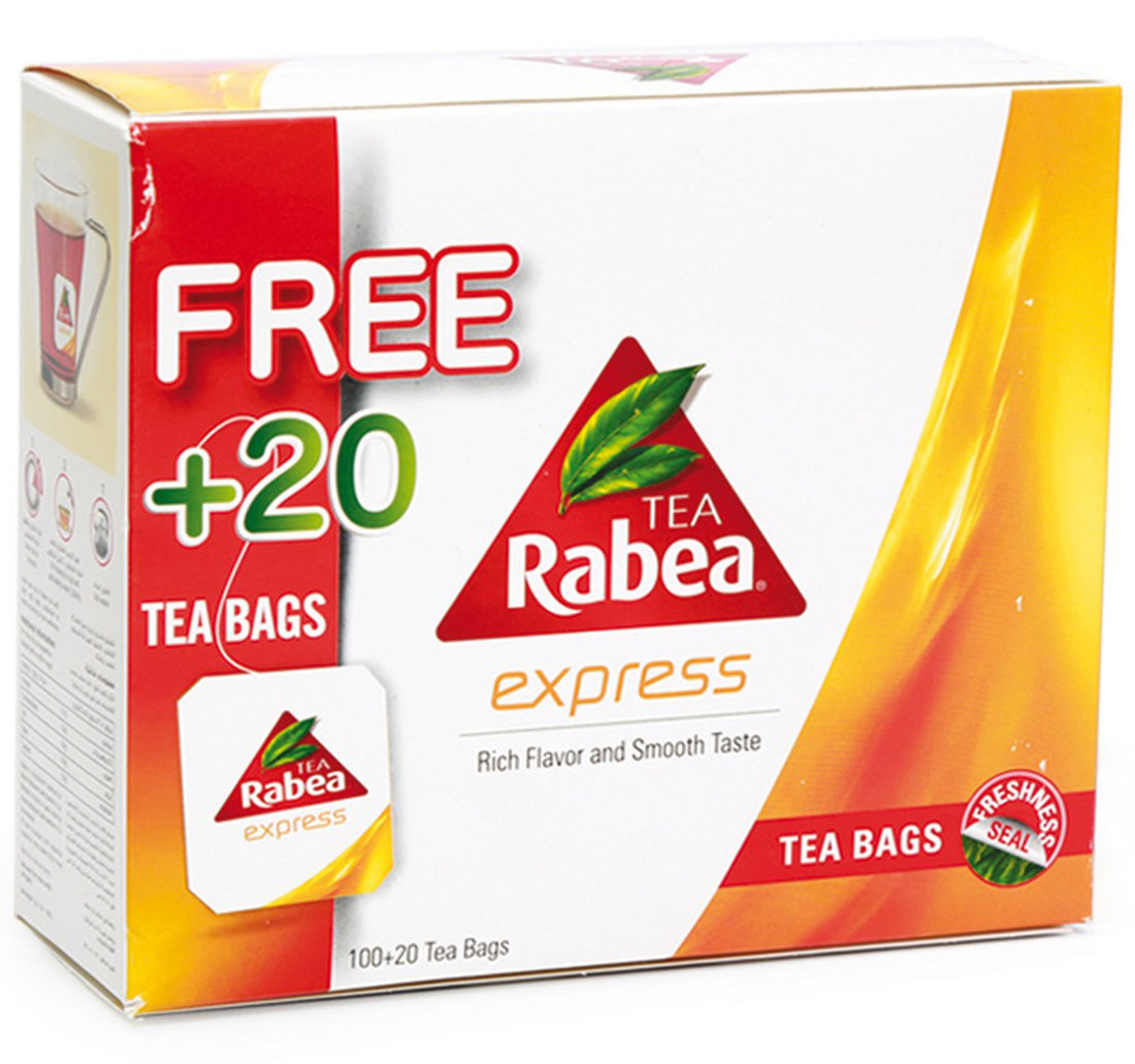 Rabea Express Tea 100 Teabags + 20 Teabags