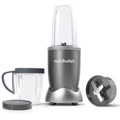 NutriBullet Multi-Function High Speed Blender, 600 W, 5 Piece Set, Gray, NBR-0812M