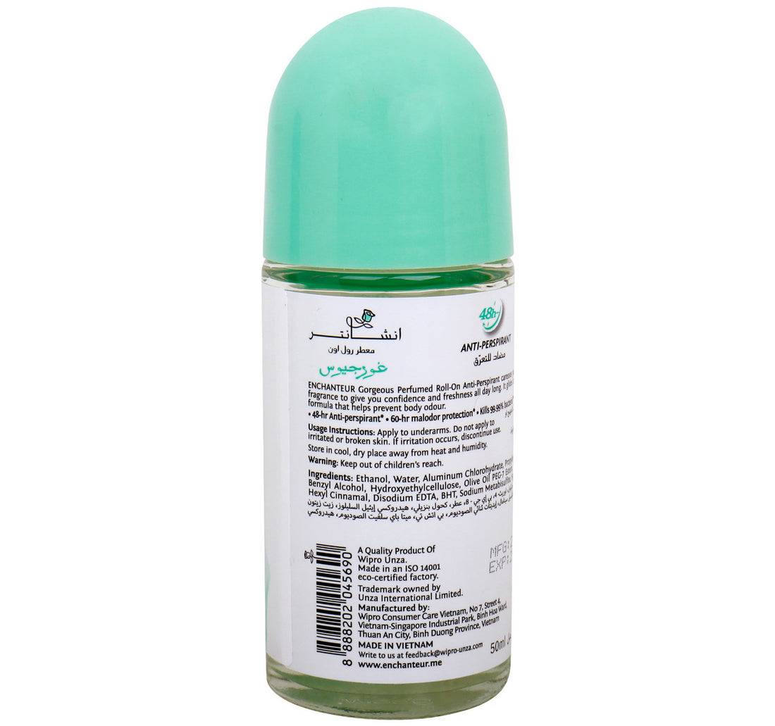 Enchanteur Gorgeous Perfumed Deo Roll On 50 ml
