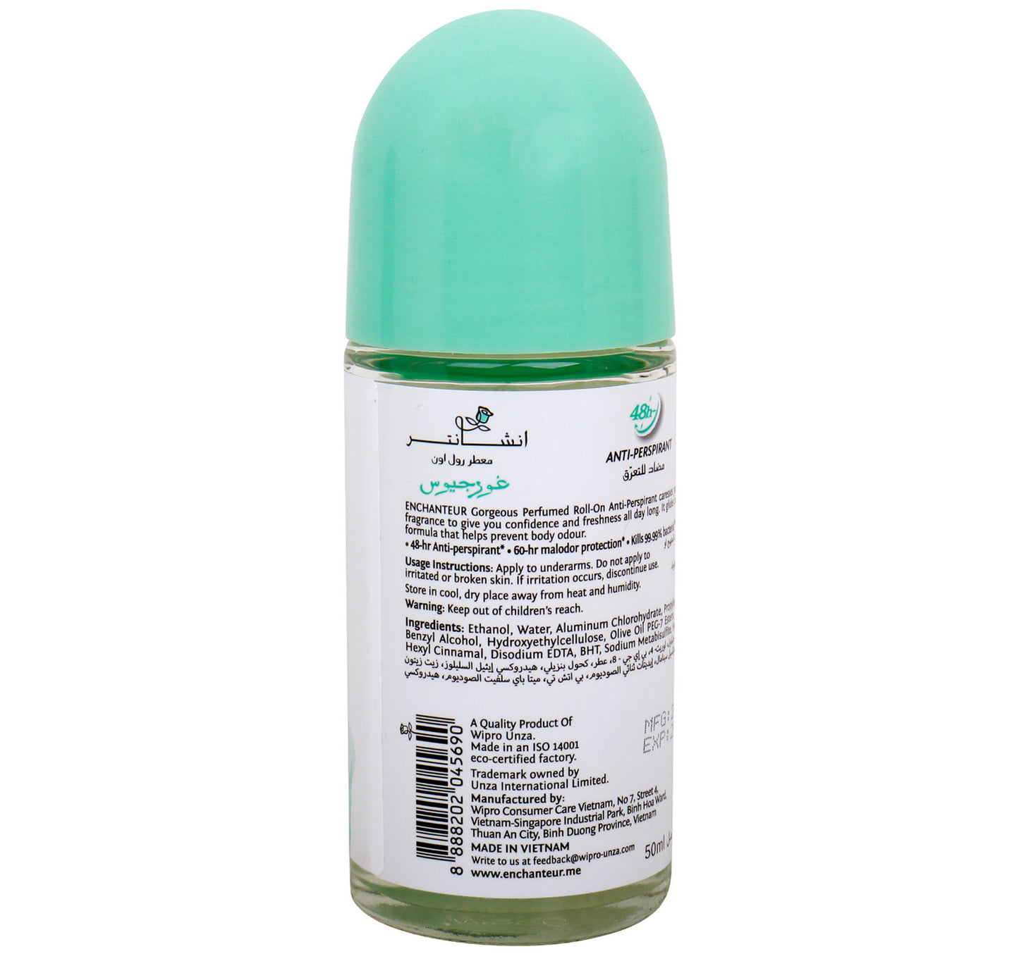 Enchanteur Gorgeous Perfumed Deo Roll On 50 ml