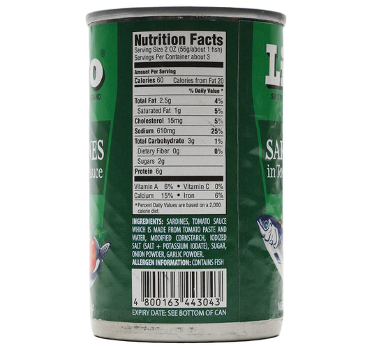 Ligo Sardines In Tomato Sauce Value Pack 4 x 155 g