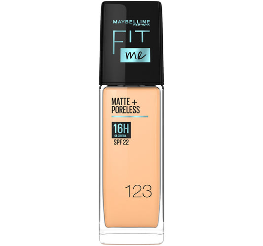 Maybelline Fit Me Matte + Poreless Foundation 123 1 pc
