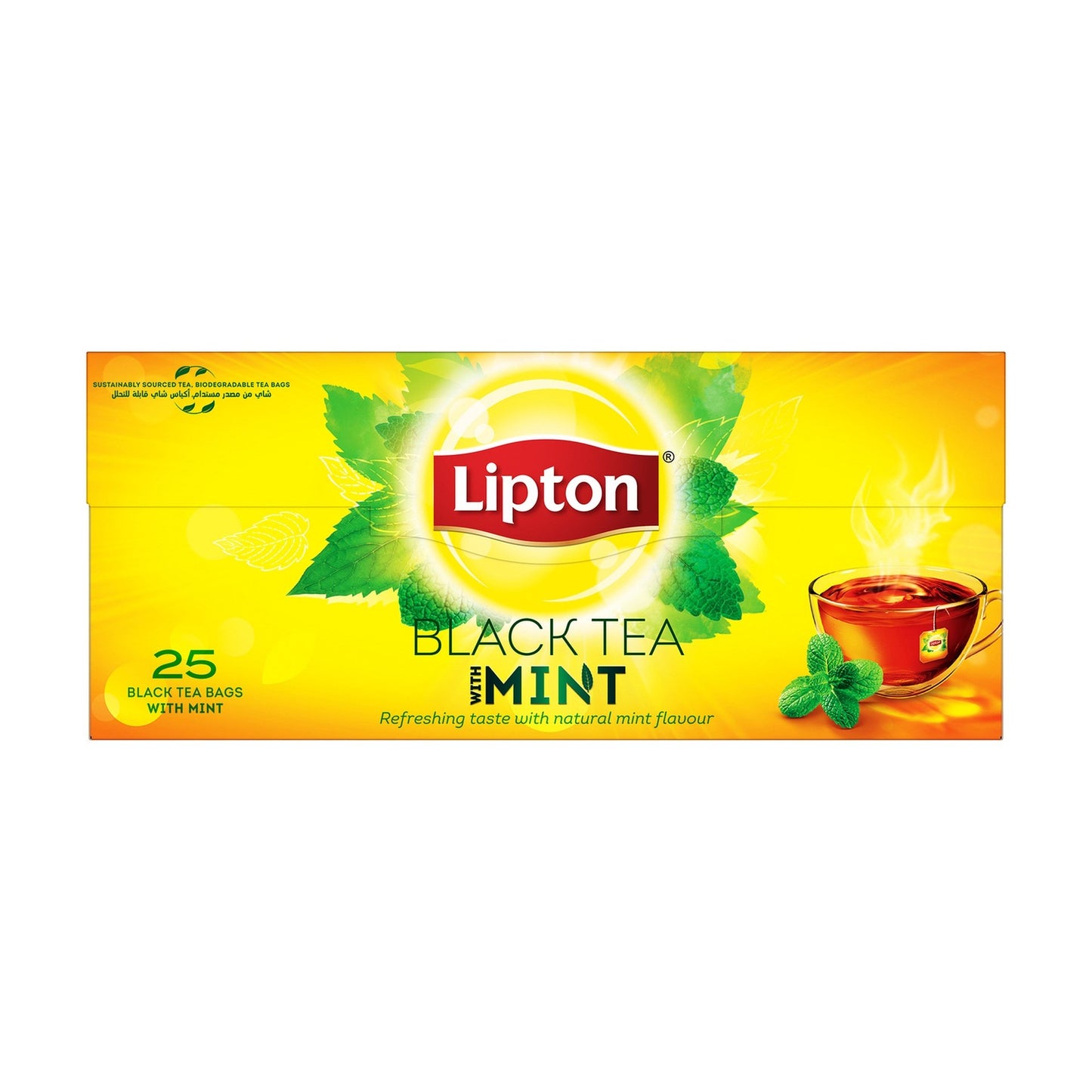 Lipton Mint Black Tea 25 Teabags