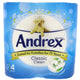 Andrex Classic Clean Tissue Roll 4 pcs