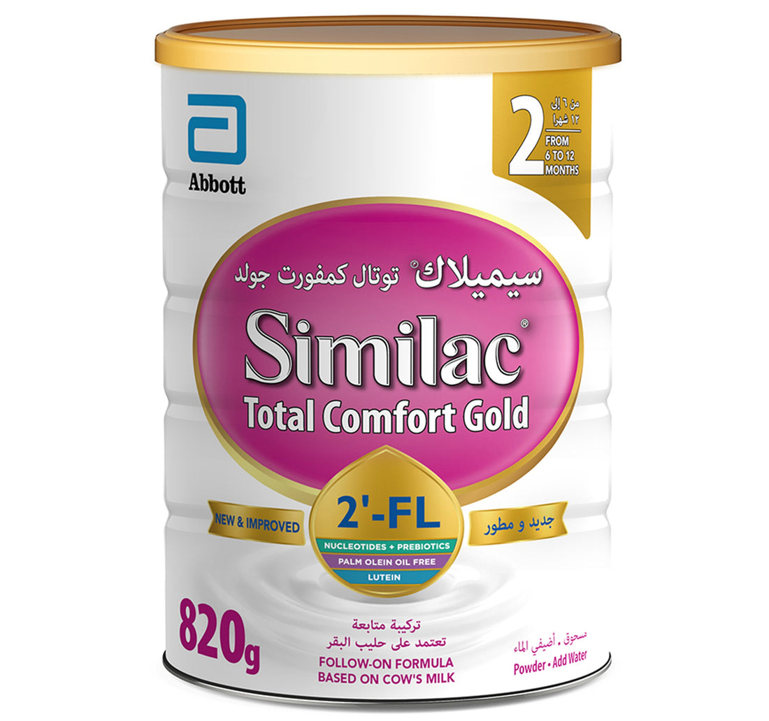 Similac Total Comfort Gold 2'-FL Stage 2 Follow On Formula From 6-12 Months 820 g