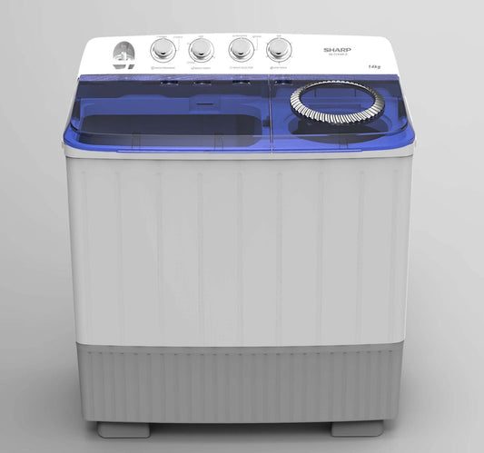 Sharp Twin Tub Washing Machine ES-T2012AP-Z 20KG AeroJet Top Load Spin/Dry Semi Automatic with Upward Pump