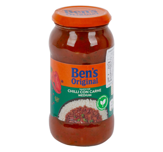 صلصة بن الأصلية للفلفل الحار مع اللحم متوسطة الحجم 450 جم