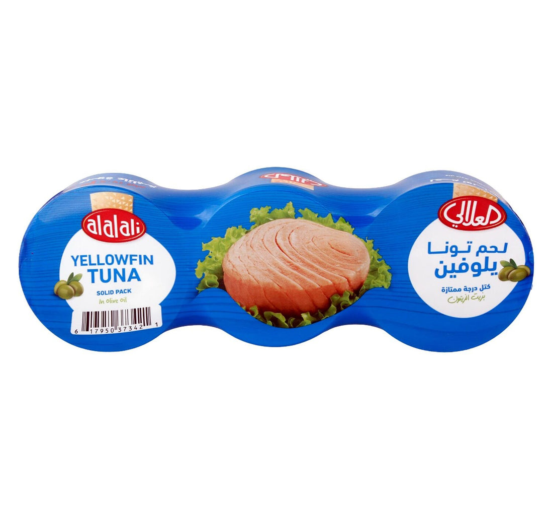Al Alali Yellowfin Tuna Solid Pack In Olive Oil 3 x 170 g