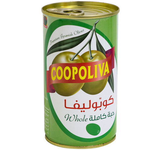 Coopoliva Whole Green Olives 350 g