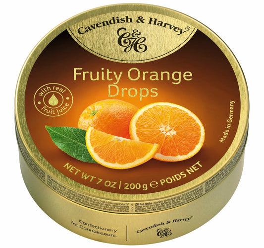 Cavendish & Harvey Orange Drop Candy 200 g
