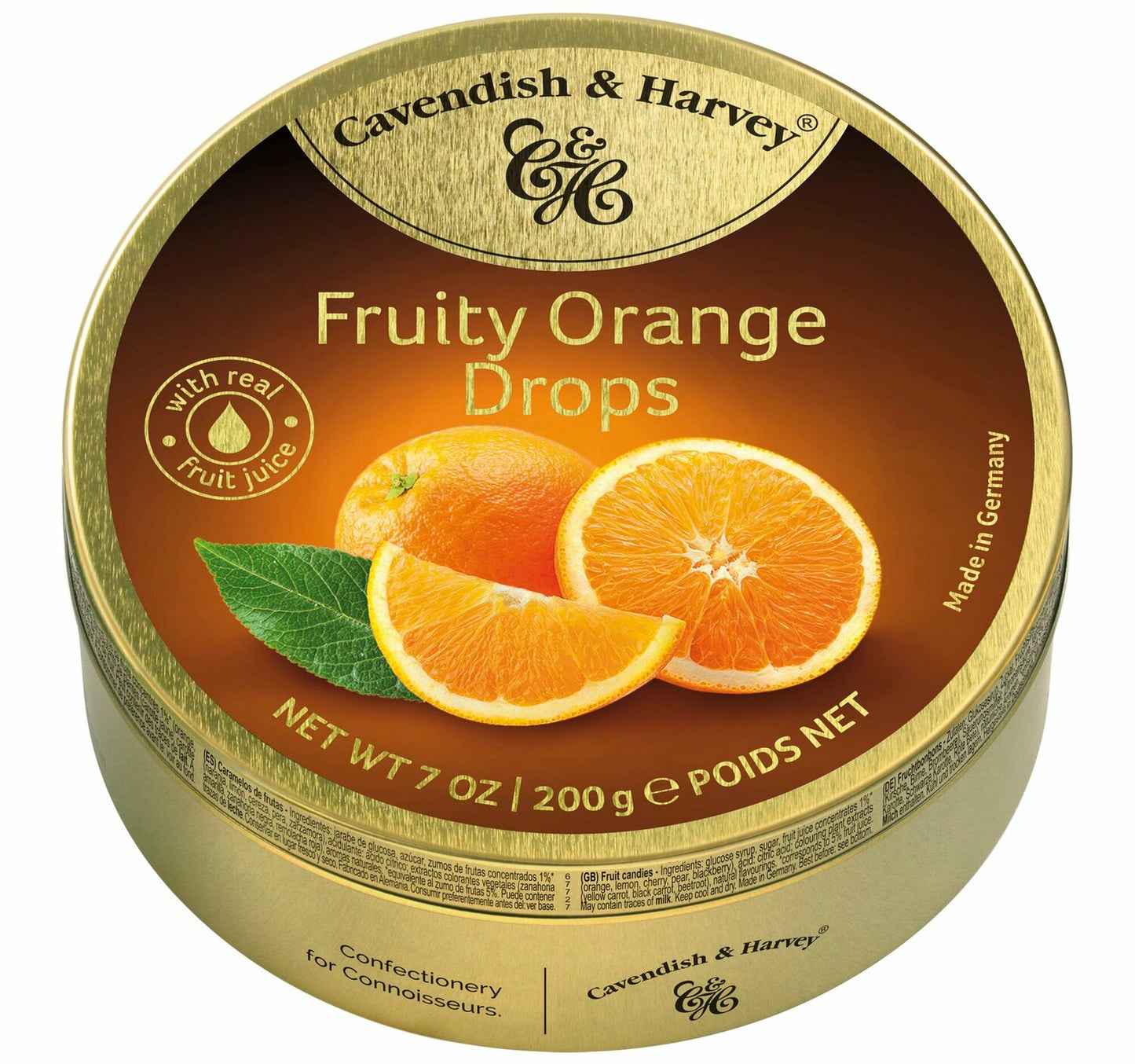 Cavendish & Harvey Orange Drop Candy 200 g