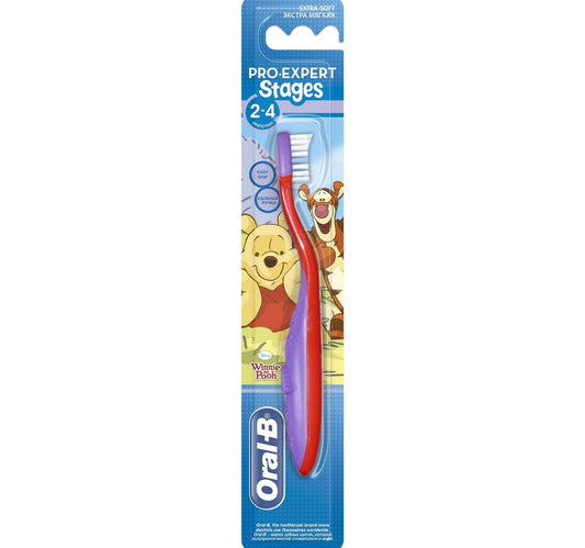 Oral-B Stages 2 (2 - 4 years) Manual Kids Toothbrush Assorted Color
