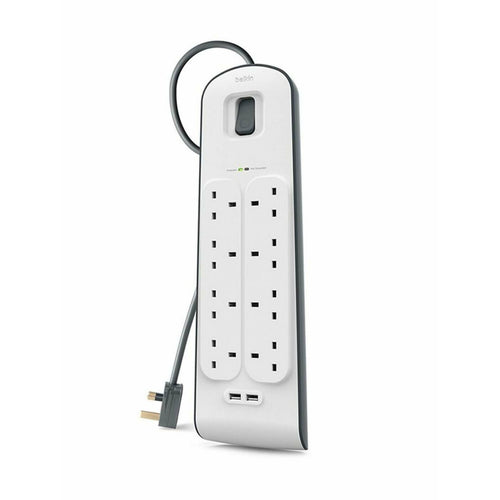 Belkin BSV804AF2M 8AC outlet(s) 2m White surge protector