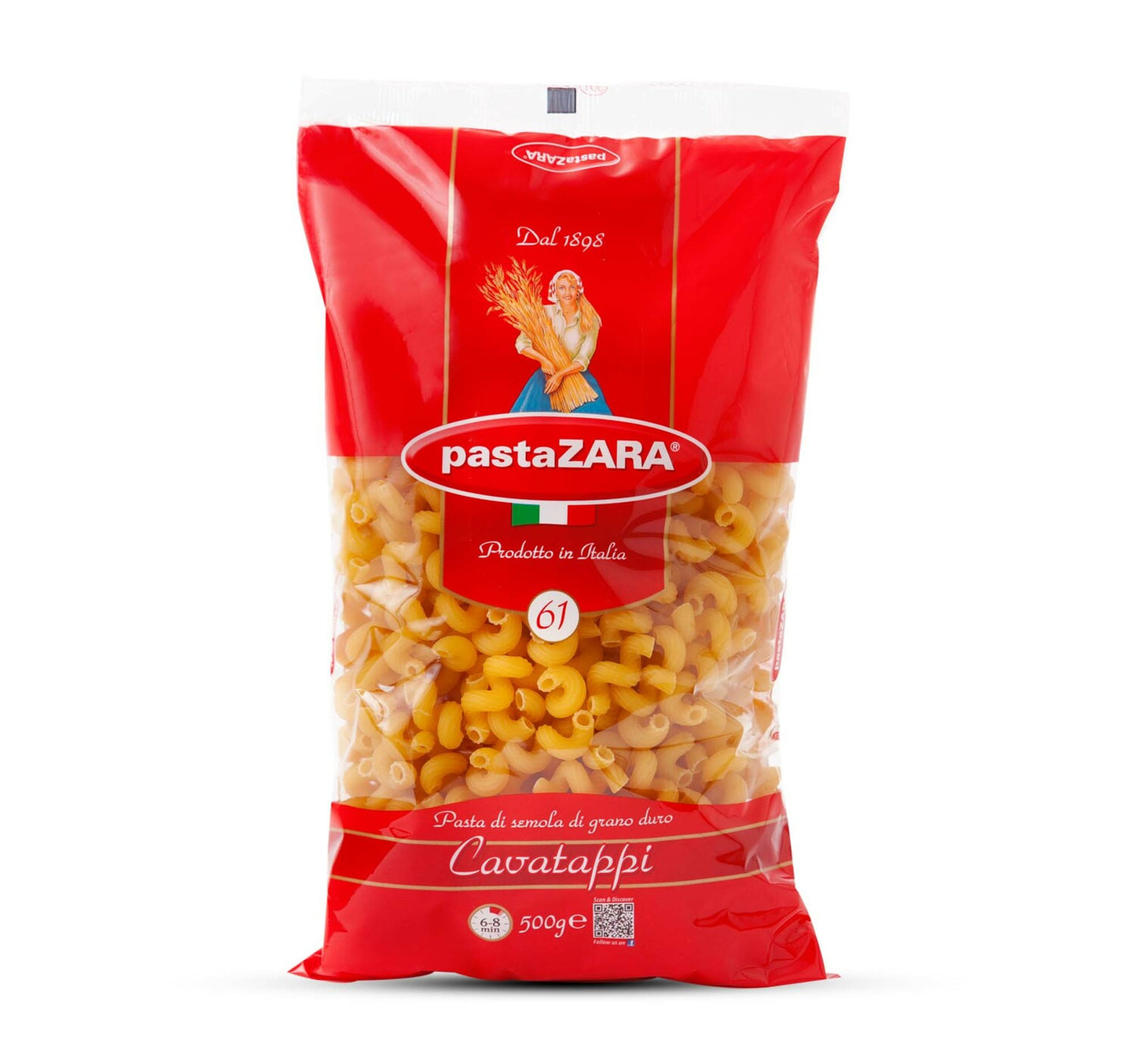Pasta Zara Cavatapi Macaroni N0.61 500 g