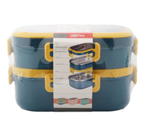 Win Plus Lunch Box Stainless Steel 6722 1.65 Litre Assorted