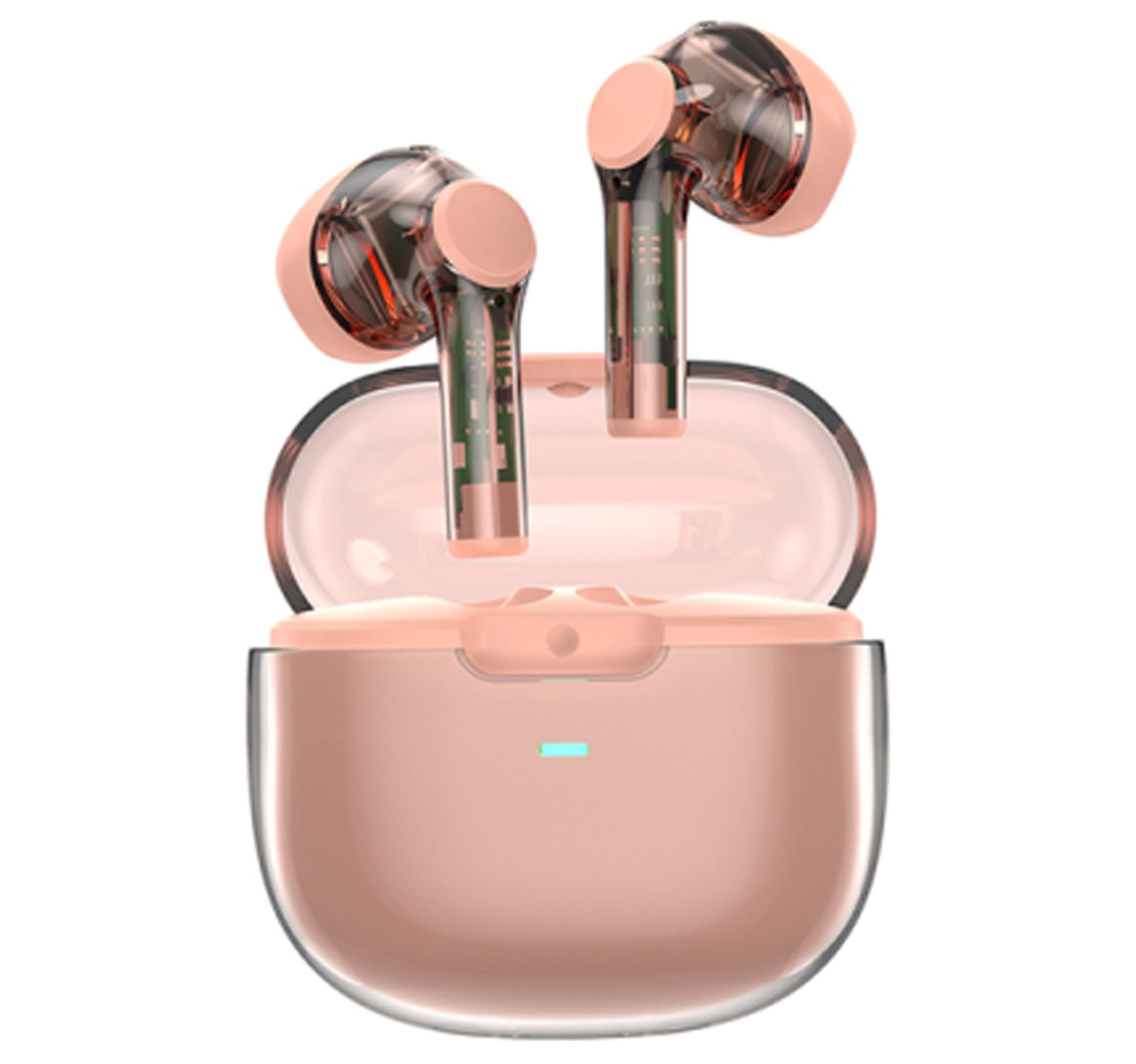 سماعات Wiwu Pure Sound TWS Airbuds T-12P باللون الوردي