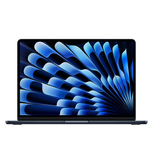 Apple MacBook Air 13، شاشة Liquid Retina، شريحة M4، ذاكرة وصول عشوائي (RAM) سعة 16 جيجابايت، قرص SSD سعة 256 جيجابايت، لون منتصف الليل، MW123AB/A