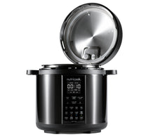 Nutricook Smart Pot 2, 9 in 1 Electric Pressure Cooker, 6 L, 1000 W, 12 Smart Programs with Smart Lid, Black, NC-SP204K