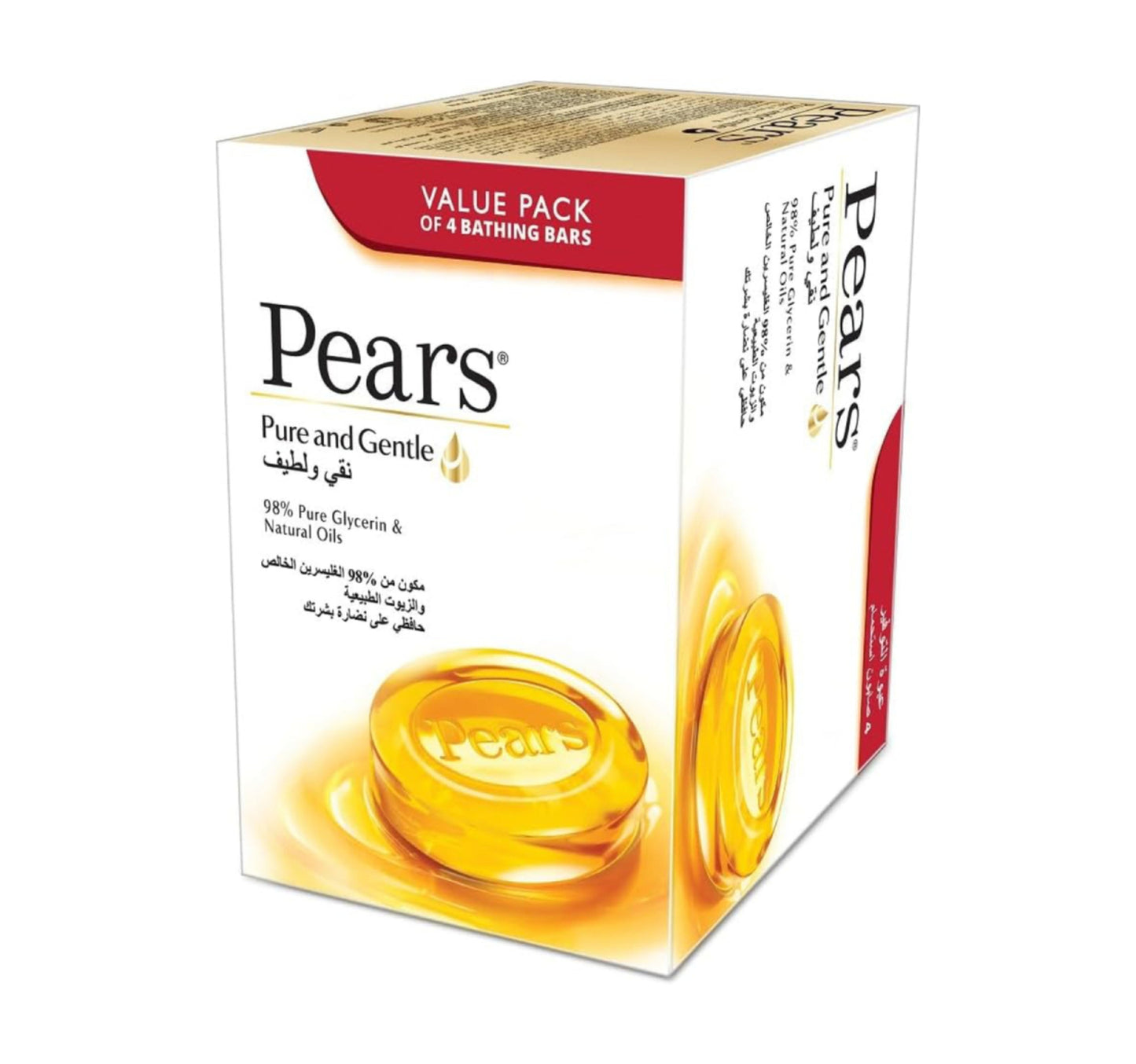 Pears Pure and Gentle Soap 4 x 125 g