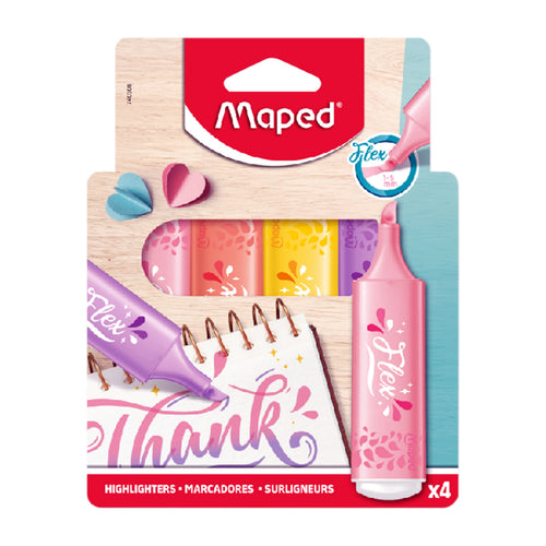 Maped Flex Highlighter 4pcs MD-740308
