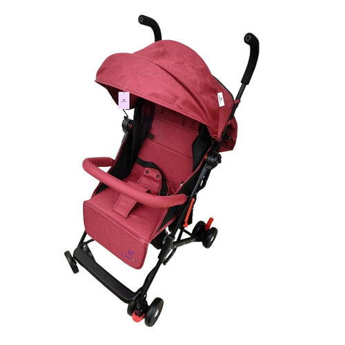 Happy Well Foldable Baby Buggy 608-A Red A24