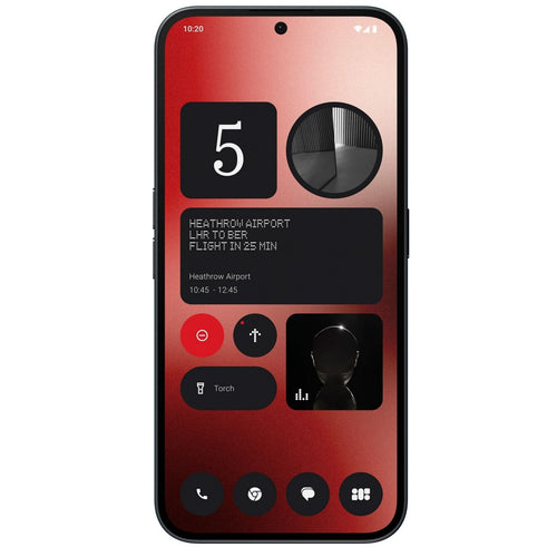 Nothing Phone (2a) 5G Smartphone, 12 GB RAM, 256 GB storage, Black, A10400050