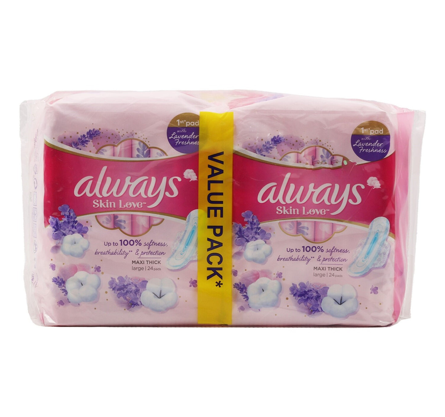 فوط صحية أولويز توتال بروتكشن بالأجنحة عبوة اقتصادية كبيرة 48 قطعة