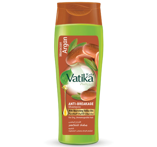 شامبو فاتيكا ناتشورالز المغربي المضاد للتكسر للشعر الجاف صعب التصفيف، 400 مل