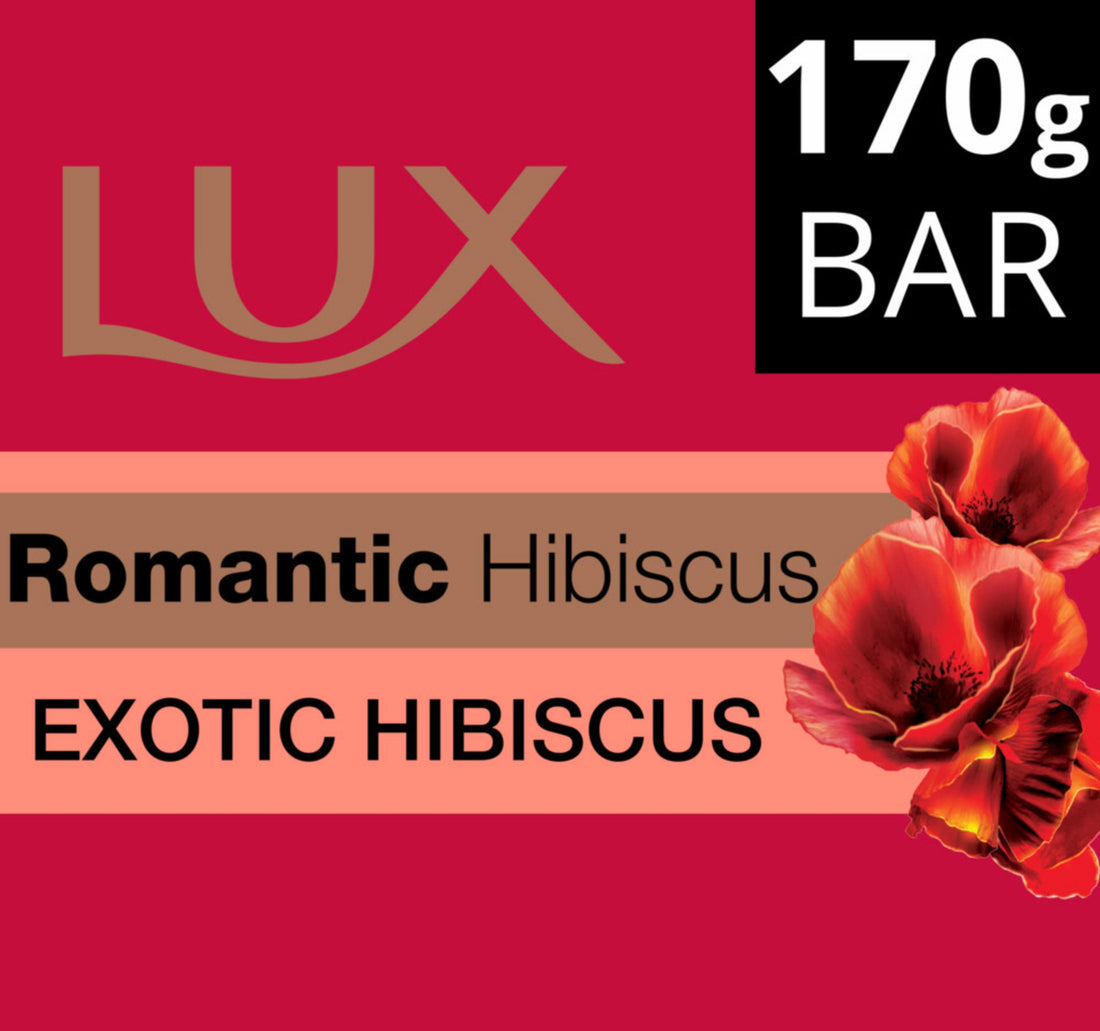 صابون لوكس الرومانسي برائحة الكركديه 170 جرام