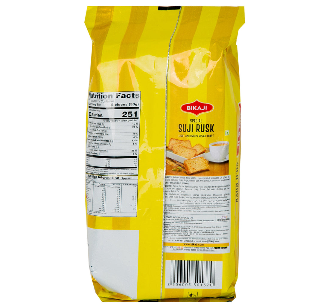 Bikaji Special Suji Rusk 150 g