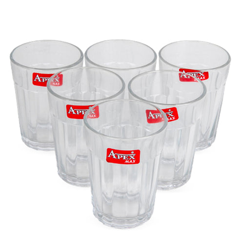 Apex Max Tea Glass Set, 120ml, 6 pcs