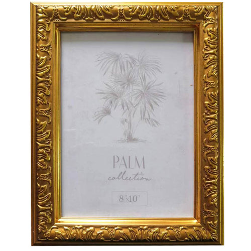 Maple Leaf PVC Photo Frame Gold 8x10 inch