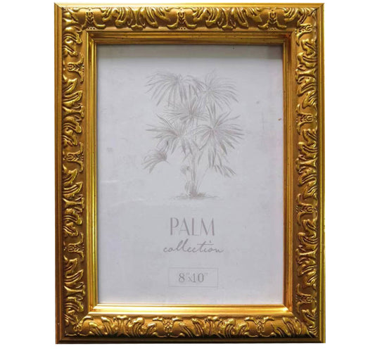 Maple Leaf PVC Photo Frame Gold 8x10 inch