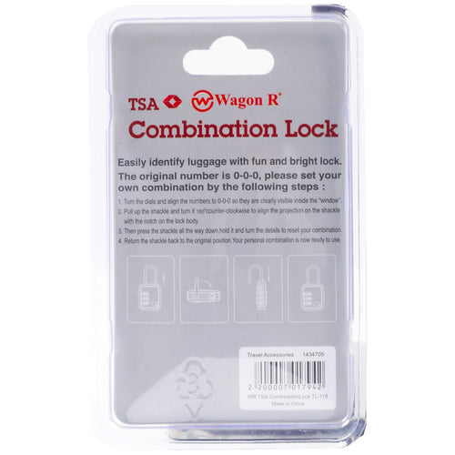 Wagon R TSA Combination Lock TL-118