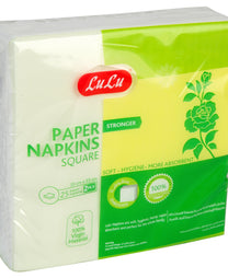 LuLu Paper Napkins Square 33cm x 33cm 2ply 25 pcs