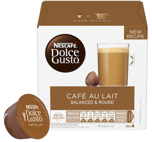 Nescafe Dolce Gusto Cafe Au Lait Capsules 16 pcs