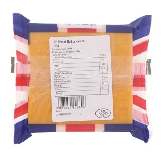 So British Red Leicester Cheese 200 g