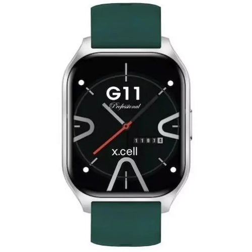 X.Cell G11 Pro Smartwatch, 2.01 inches HD Display, Green + Soul 17 Pro True Wireless Earbuds, Assorted